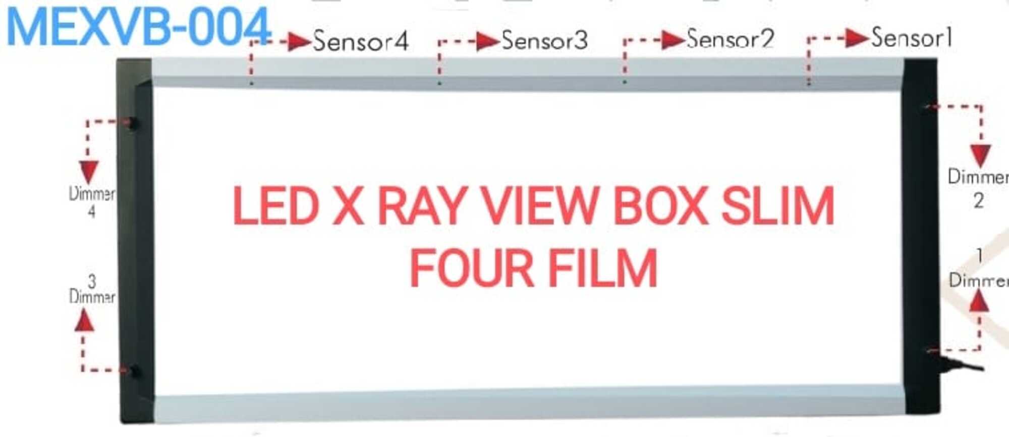 LED X RAY VIEW BOX SLIM FOUR FILM
